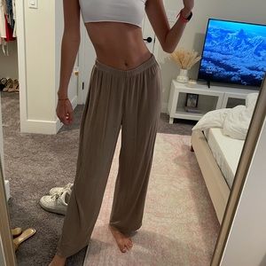 Tan comfy pants!